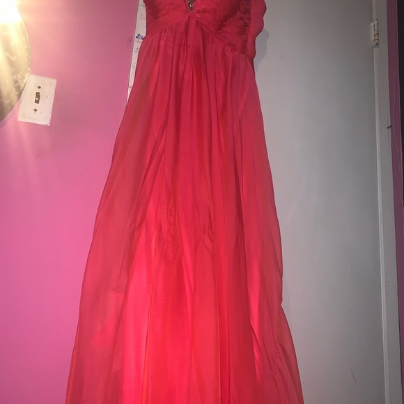 sequin pink prom dress - Picture 3 of 3